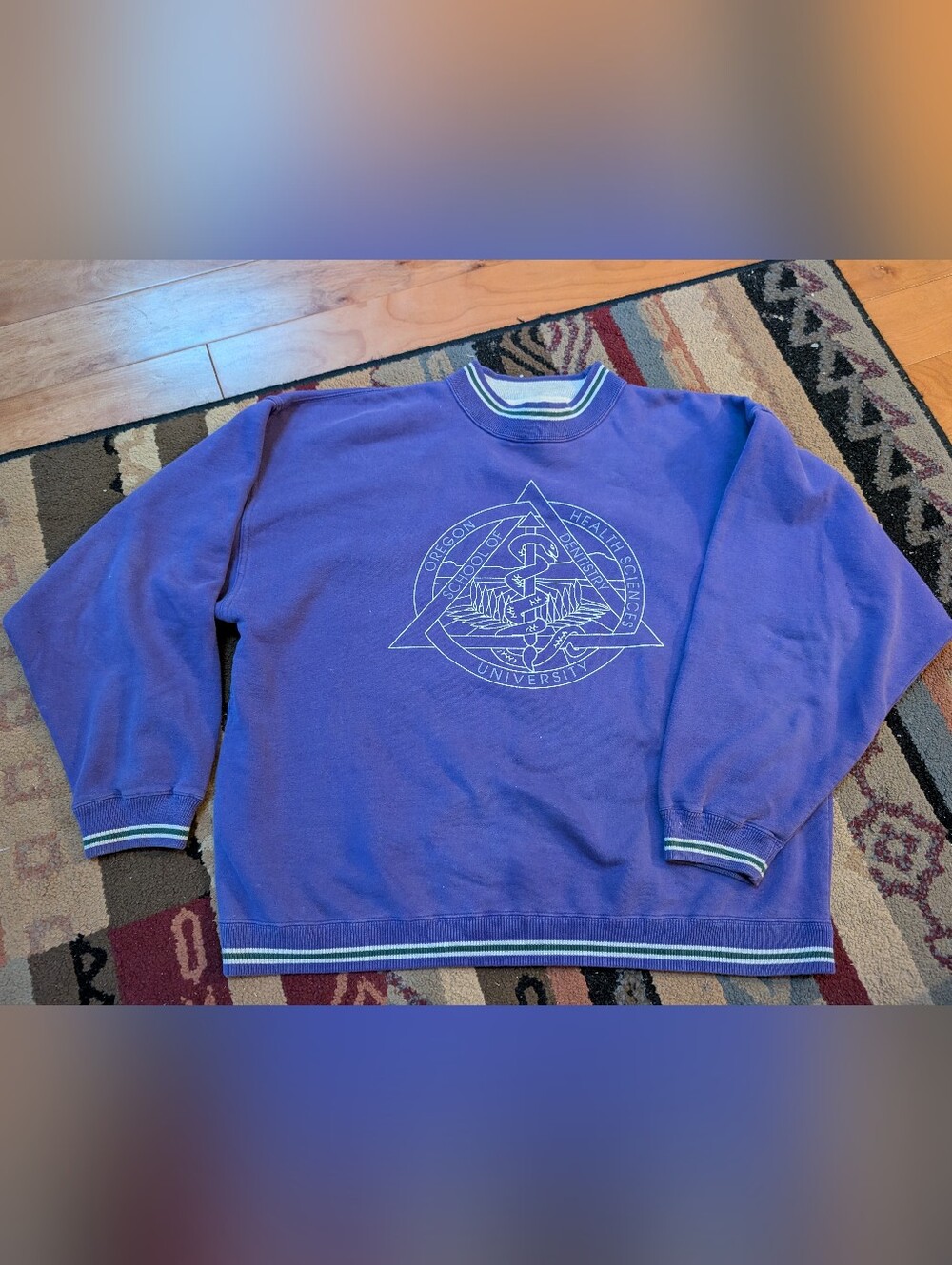 Vintage Oregon School Of Dentistry/ OHSU Purple Crewneck Sweatshirt Retro Style